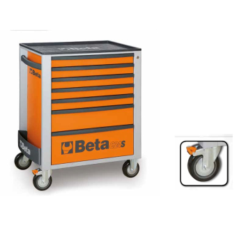 Beta Tools 2400S-O7/E-M Beta Easy Gereedschapswagen | Oranje | 7 Laden | +Set 210-Delig